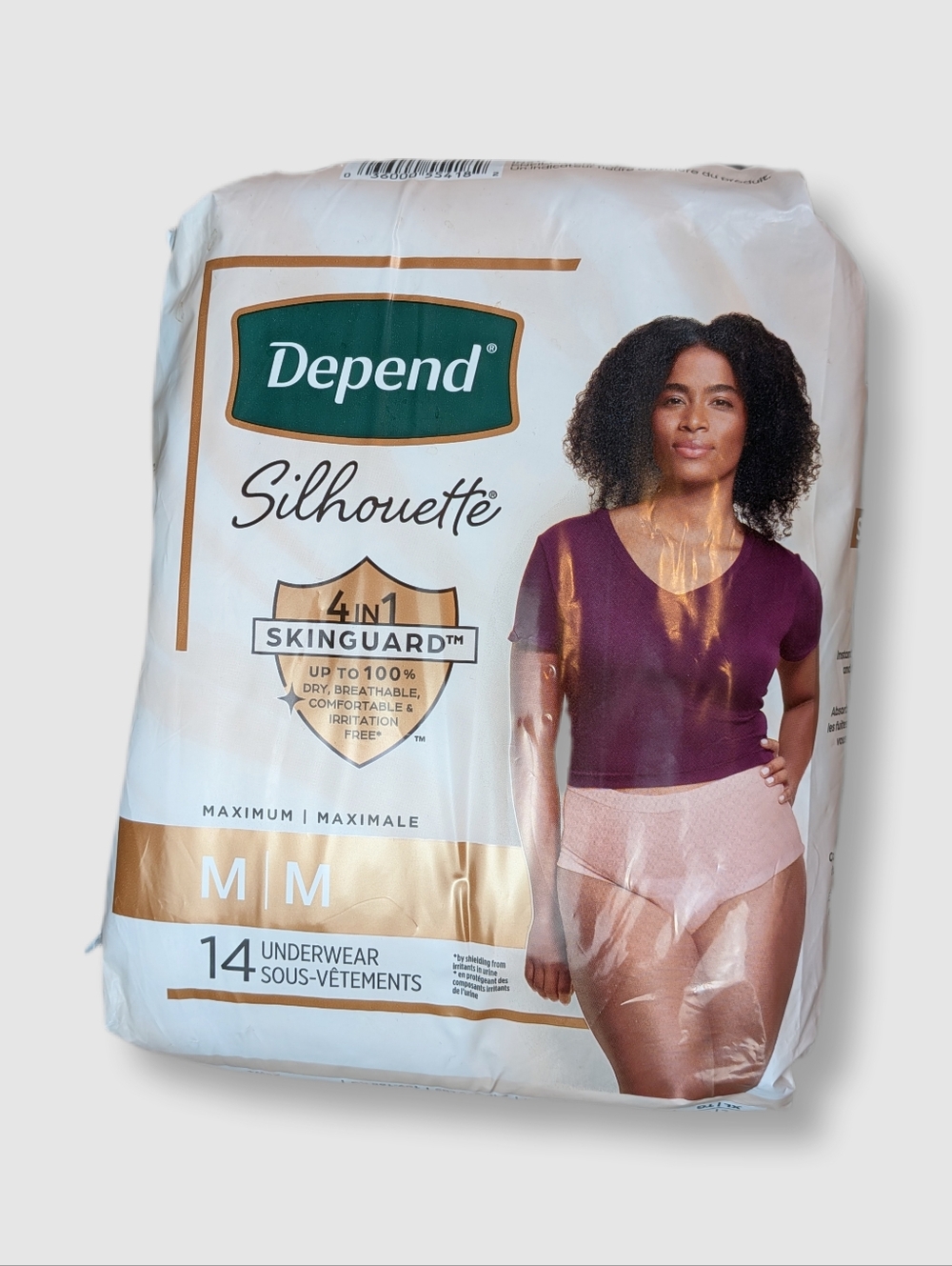 NIB Depend Silhouette Women's Incontinence Underwear Size M Medium